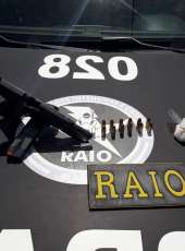Homem com diversas passagens pela Polícia é preso com arma de uso restrito na AIS 11