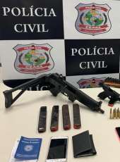 Polícia Civil prende dupla e apreende armas que seriam utilizadas em atos criminosos