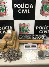 Polícia apreende mais de 7 kg de drogas e captura suspeitos de envolvimento com tráfico em Juazeiro do Norte