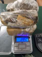 Policiais da Força Tática apreendem drogas durante patrulhamento