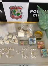Polícia Civil prende membros de família envolvidos com o tráfico de drogas em Aracati