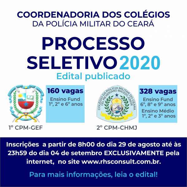 Estudante de Colégio da PMCE é selecionada para grupo seleto do