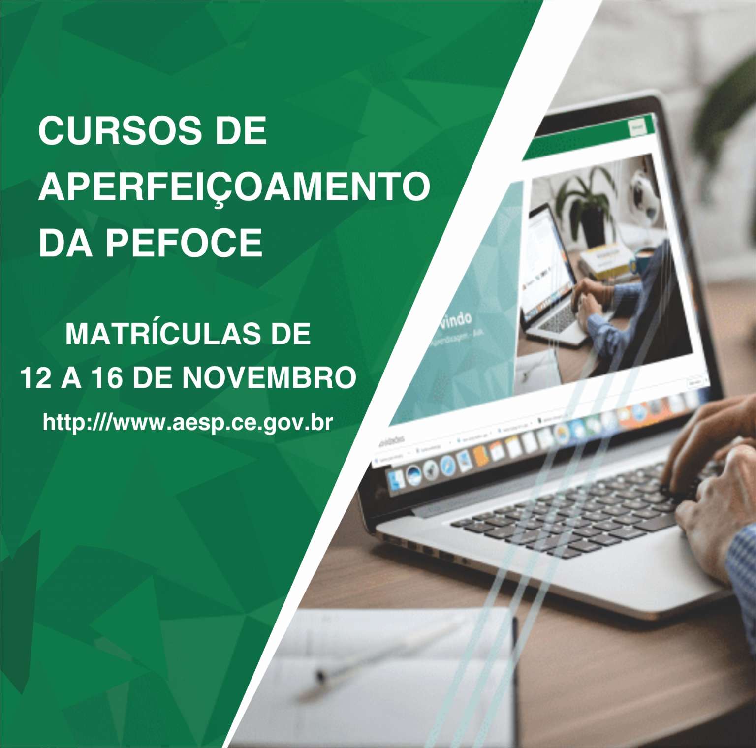Aesp inicia matrículas dos cursos de aperfeiçoamento da Pefoce Secretaria da Segurança Pública