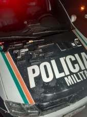 Quatro armas de fogo são apreendidas e suspeito é preso pela PMCE com apoio da Ciopaer