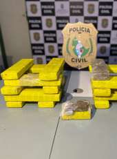 Suspeito da morte de sargento é preso com quase 19 kg de drogas pela Polícia Civil