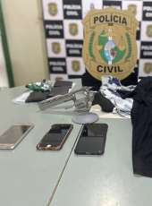 Polícia Civil prende homem suspeito de roubo e apreende arma de fogo na Capital