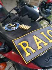 CPRaio da PMCE recupera motocicleta roubada e apreende arma de fogo em Sobral