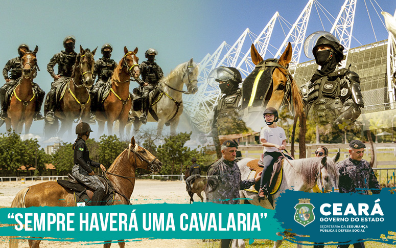 Cavalaria da PM inaugura pista Centauro de Maneabilidade a Cavalo - SSP