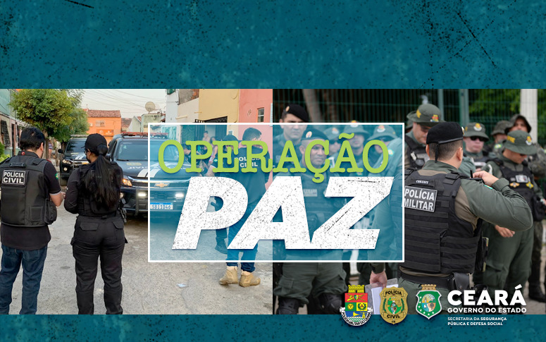 Em 20 dias, 80 pessoas são capturadas e 31 armas são apreendidas durante Operação Paz no Ceará