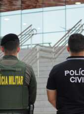 Quatro suspeitos são capturados por envolvimento em pichações com referências a um grupo criminoso