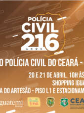 Polícia Civil realiza exposição comemorativa de seus 216 anos em Shopping da Capital