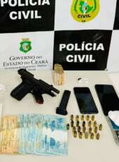 Polícia Civil captura em flagrante suspeito de tráfico de drogas na Região do Cariri