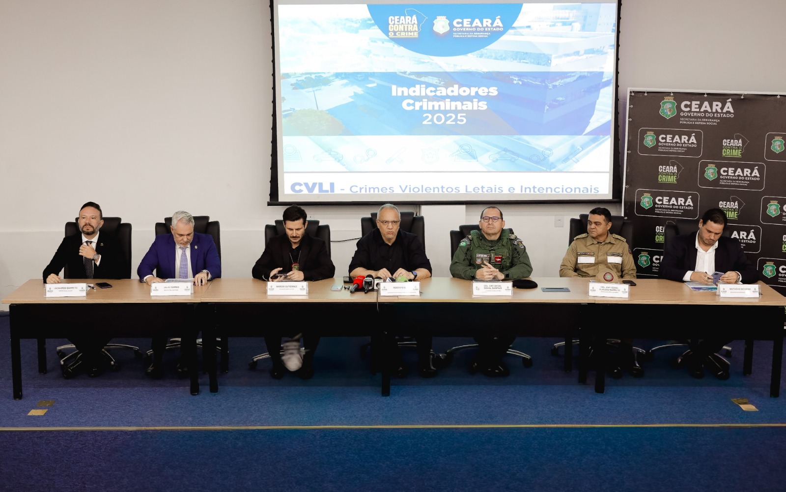 SSPDS anuncia redução nos homicídios e roubos e destaca aumento de capturas e apreensão de armas em 2025