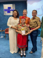 Aluna do Colégio do Corpo de Bombeiros conquista 3º lugar do Prêmio Sefin