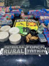 42 kg de entorpecentes foram desenterrados e apreendidos por policiais militares em Sobral