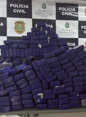 Maior apreensão de drogas realizada pela PCCE este ano resulta na interceptação de 182 quilos de maconha