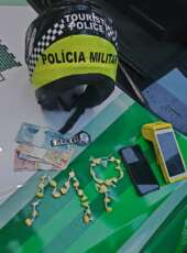 Suspeito de tráfico de drogas é capturado pela PMCE na Praia de Iracema